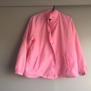 Pink windbreaker